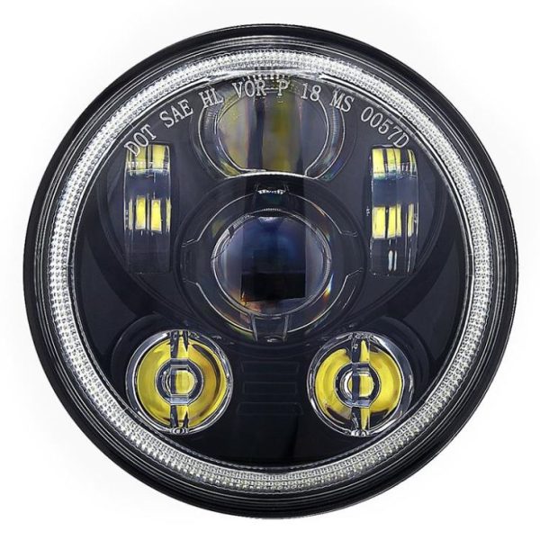 75 Led Halo frontlykter for Harley Davidson motorsykkel VRSCDX Dyna FLSTSC