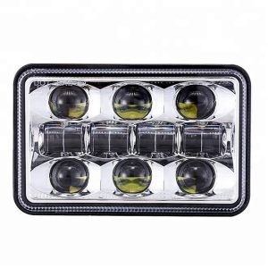 Ekstra lyse 4x6 LED-lyskaster for rektangulær auto-lyskastermontering av lastebil for Peterbilt / kenworth