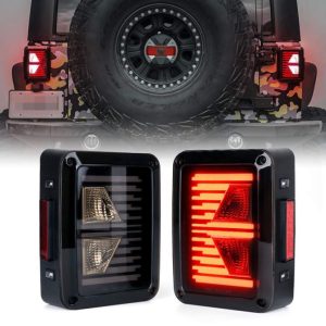 For Jeep Baklykt Arrow Shape Baklykt Led Rygging / sving / løping / brems Baklys Car Led Baklykt