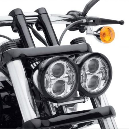 Morsun 5-tommers dobbel frontlykt for motorsykkel høy lav stråle runde led frontlykter projektor