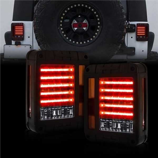 Morsun bil omvendt lampe for 2007-2017 Jeep Wrangler JK rød gul stopplys