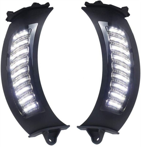 Morsun LED White Running Amber Turn Singal Light For Harley- Davidson Road Glide 2015+